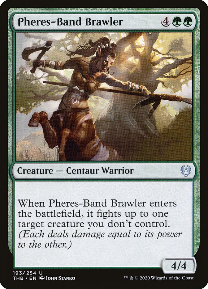 Pheres-Band Brawler [Theros Beyond Death] | Gate City Games LLC