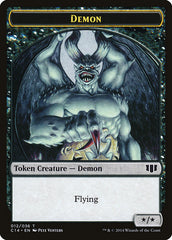 Demon (012/036) // Zombie (016/036) Double-Sided Token [Commander 2014 Tokens] | Gate City Games LLC