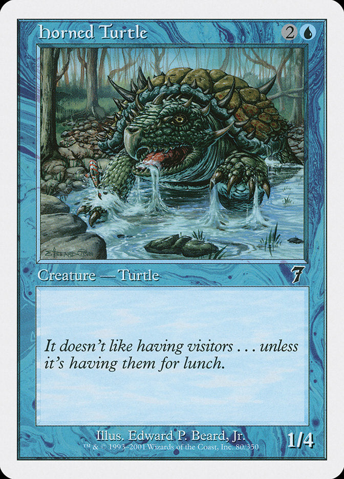 Horned Turtle [Seventh Edition] | Gate City Games LLC