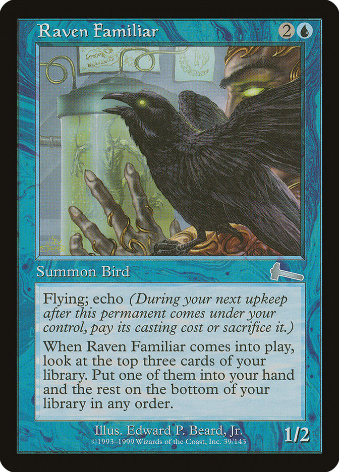 Raven Familiar [Urza's Legacy] | Gate City Games LLC