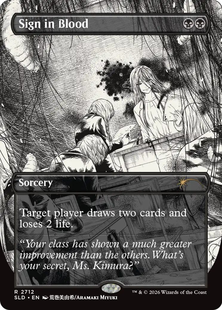 Sign in Blood [Secret Lair Drop Series] | Gate City Games LLC