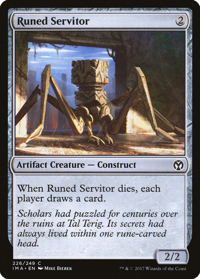 Runed Servitor [Iconic Masters] | Gate City Games LLC