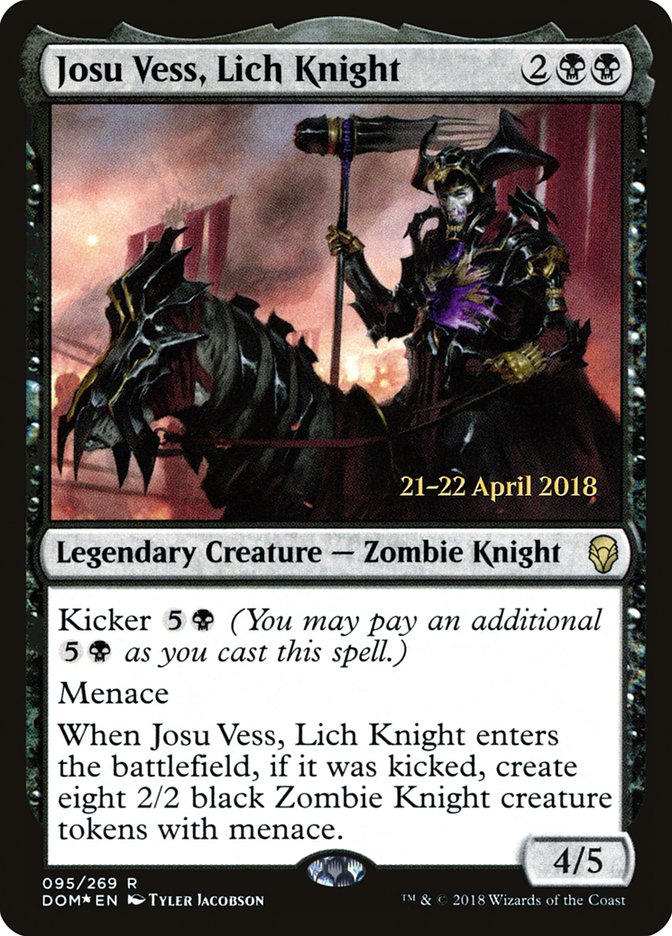 Josu Vess, Lich Knight [Dominaria Prerelease Promos] | Gate City Games LLC