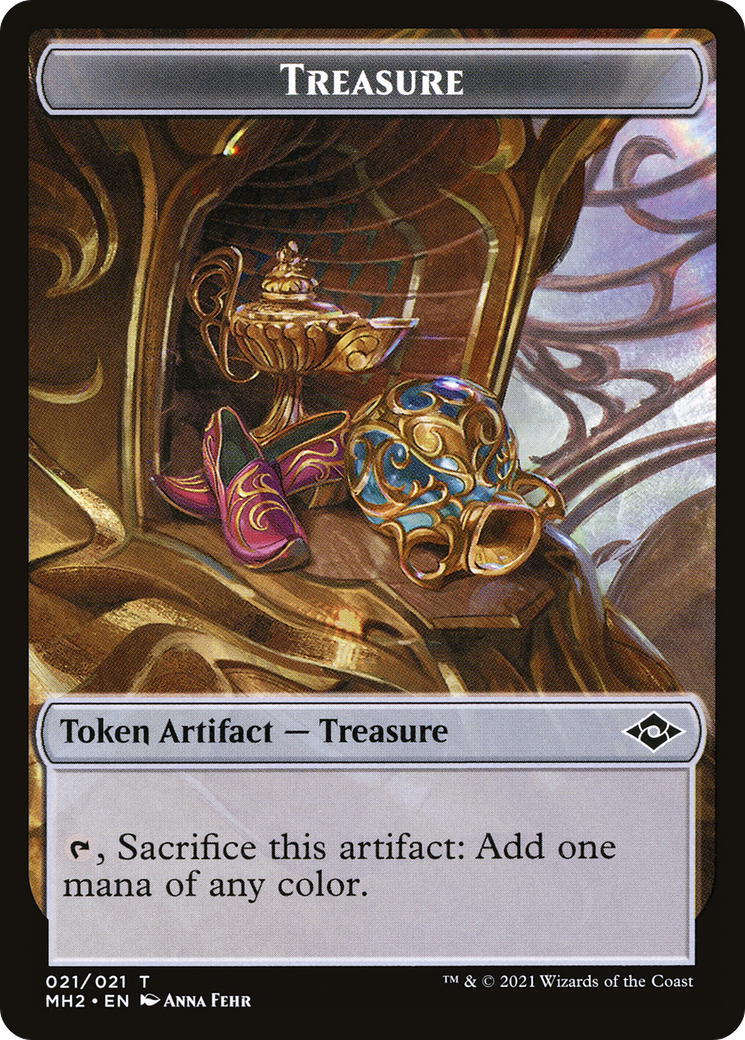 Treasure // Daretti Emblem Double-Sided Token [Secret Lair Drop Series] | Gate City Games LLC