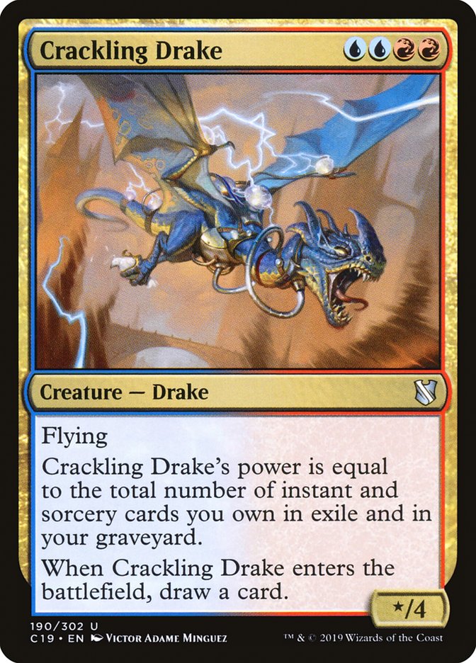 Crackling Drake [Commander 2019] | Gate City Games LLC