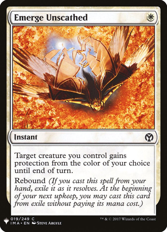 Emerge Unscathed [Mystery Booster] | Gate City Games LLC