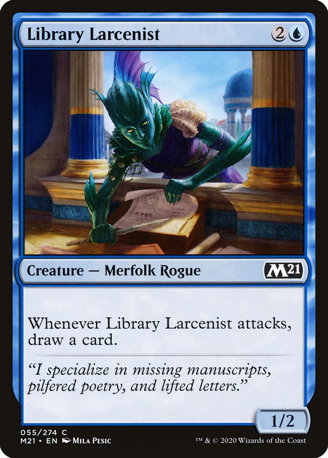 Library Larcenist [Core Set 2021] | Gate City Games LLC
