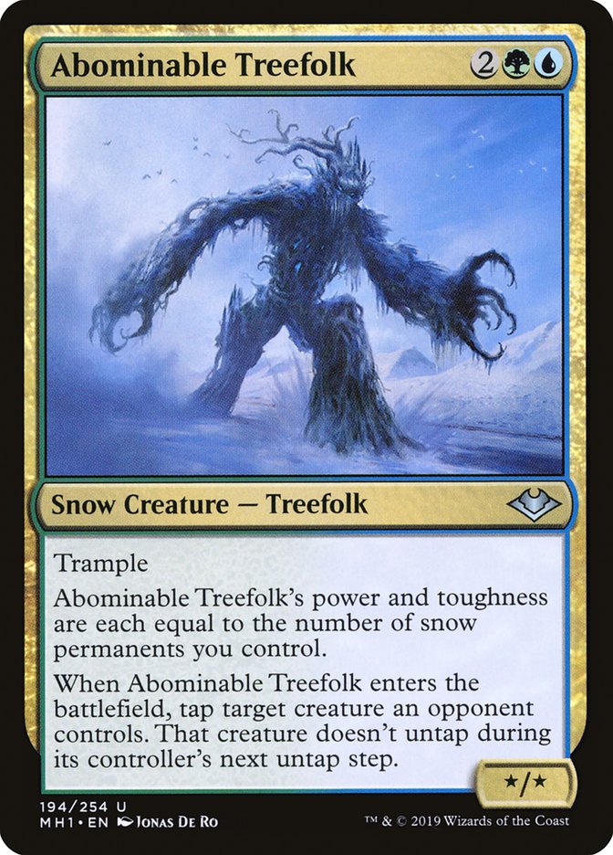 Abominable Treefolk [Modern Horizons] | Gate City Games LLC