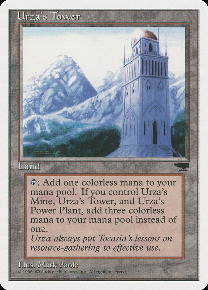 Urza's Tower (Mountains) [Chronicles] | Gate City Games LLC