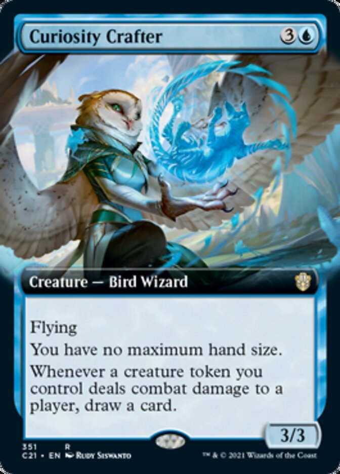 Curiosity Crafter (Extended Art) [Commander 2021] | Gate City Games LLC