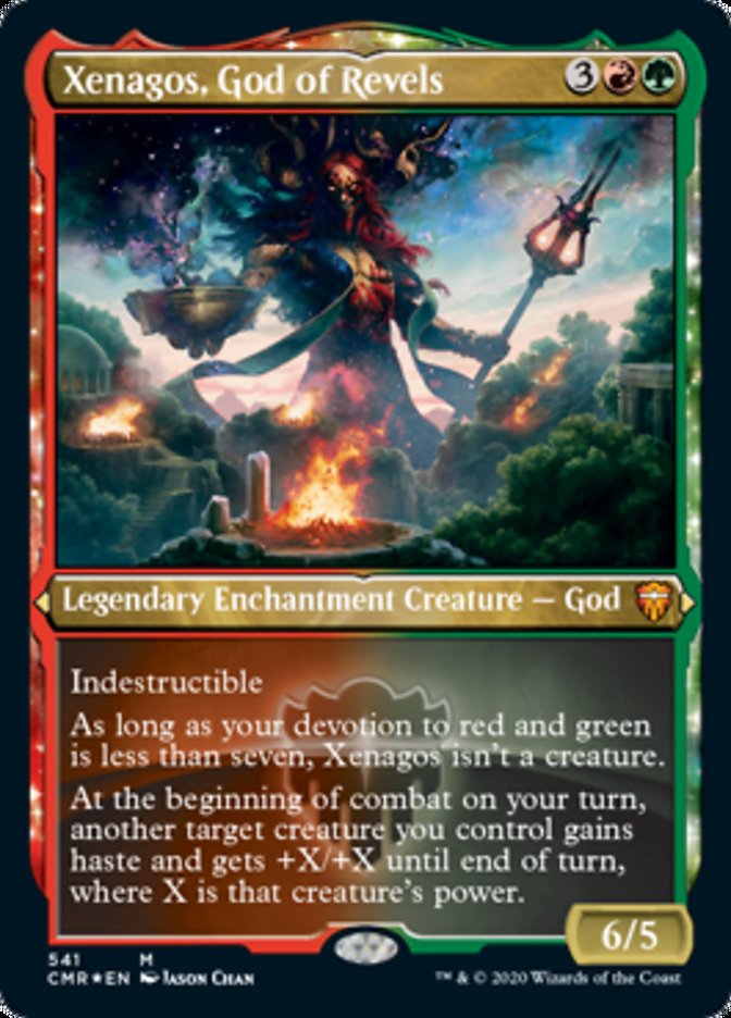 Xenagos, God of Revels (Etched) [Commander Legends] | Gate City Games LLC