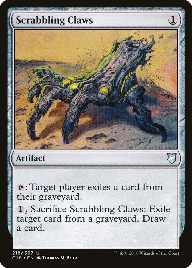 Scrabbling Claws [Commander 2018] | Gate City Games LLC