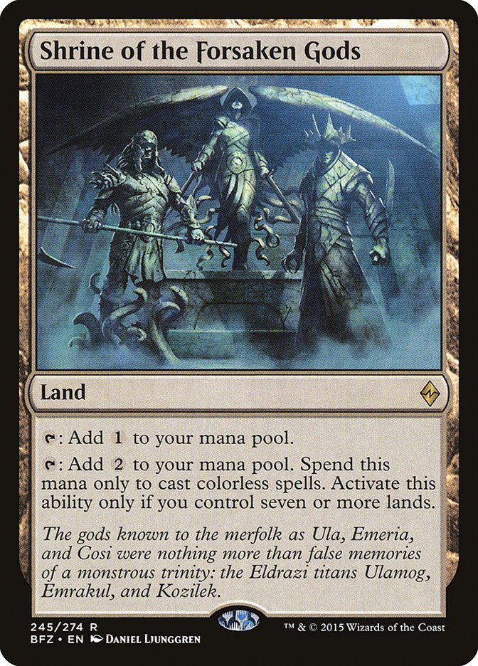Shrine of the Forsaken Gods [Battle for Zendikar] | Gate City Games LLC