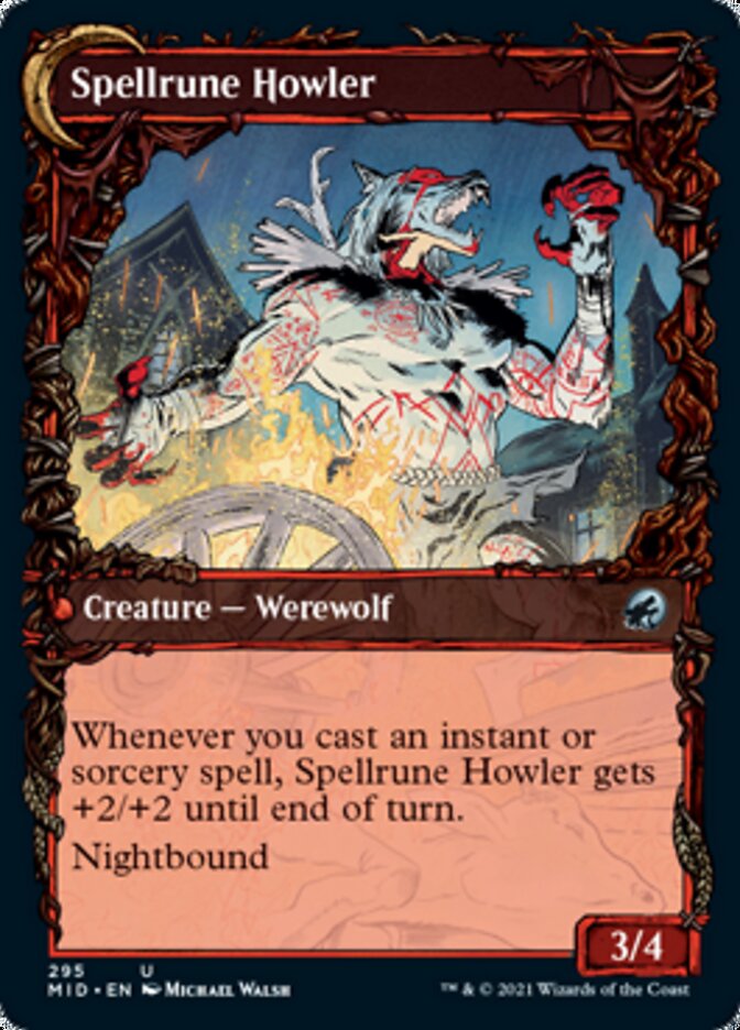 Spellrune Painter // Spellrune Howler (Showcase Equinox) [Innistrad: Midnight Hunt] | Gate City Games LLC