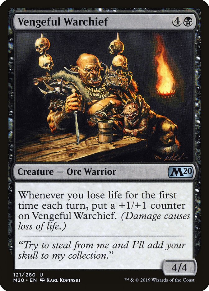 Vengeful Warchief [Core Set 2020] | Gate City Games LLC