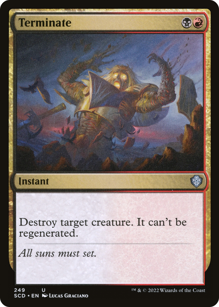 Terminate [Starter Commander Decks] | Gate City Games LLC