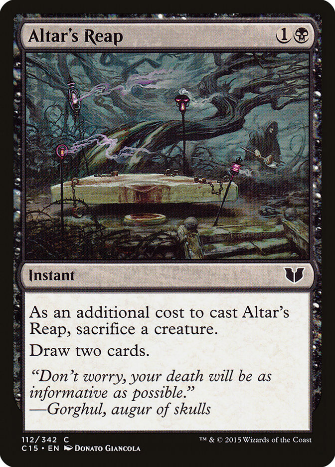 Altar's Reap [Commander 2015] | Gate City Games LLC