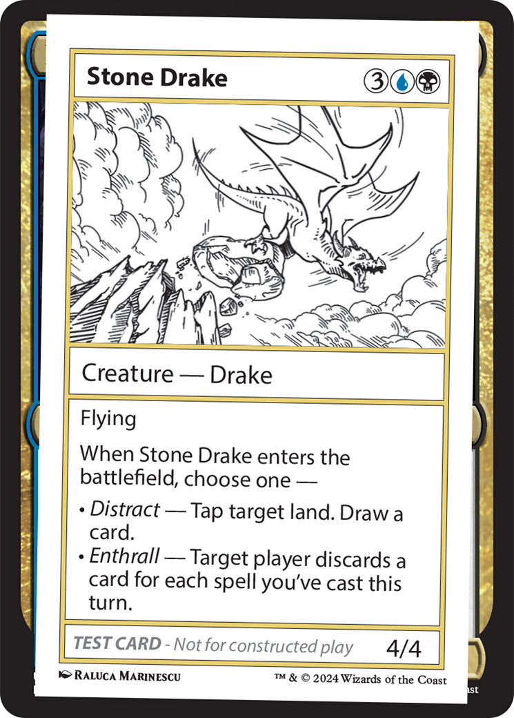 Stone Drake [Mystery Booster 2 Playtest Cards] | Gate City Games LLC