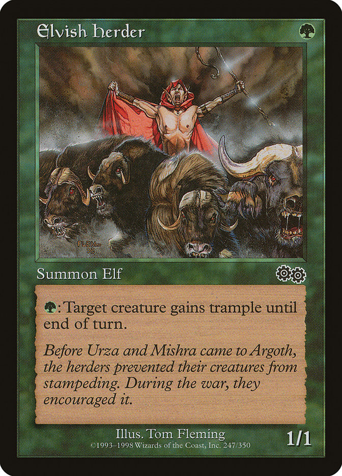 Elvish Herder [Urza's Saga] | Gate City Games LLC