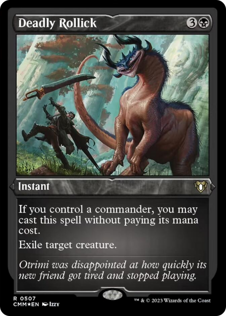 Deadly Rollick (Foil Etched) [Commander Masters] | Gate City Games LLC