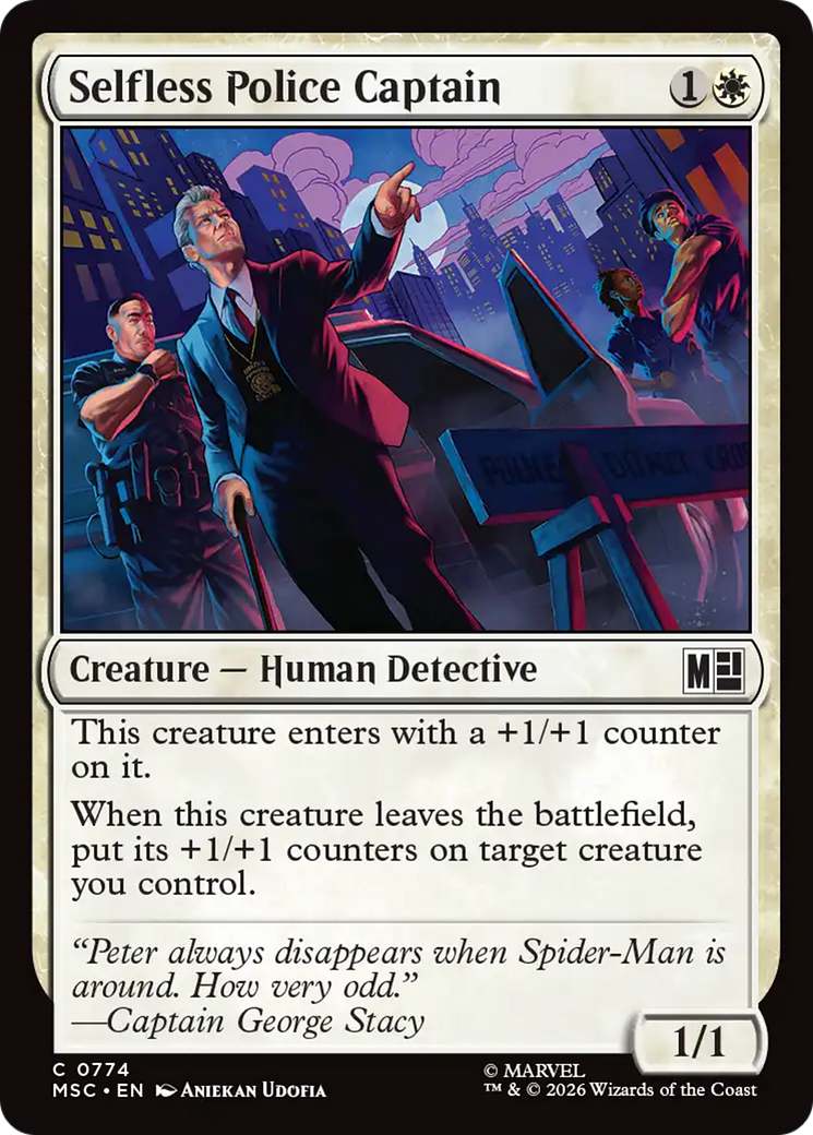 Selfless Police Captain [Marvel Super Heroes Commander] | Gate City Games LLC