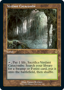 Verdant Catacombs (Retro Foil Etched) [Modern Horizons 2] | Gate City Games LLC