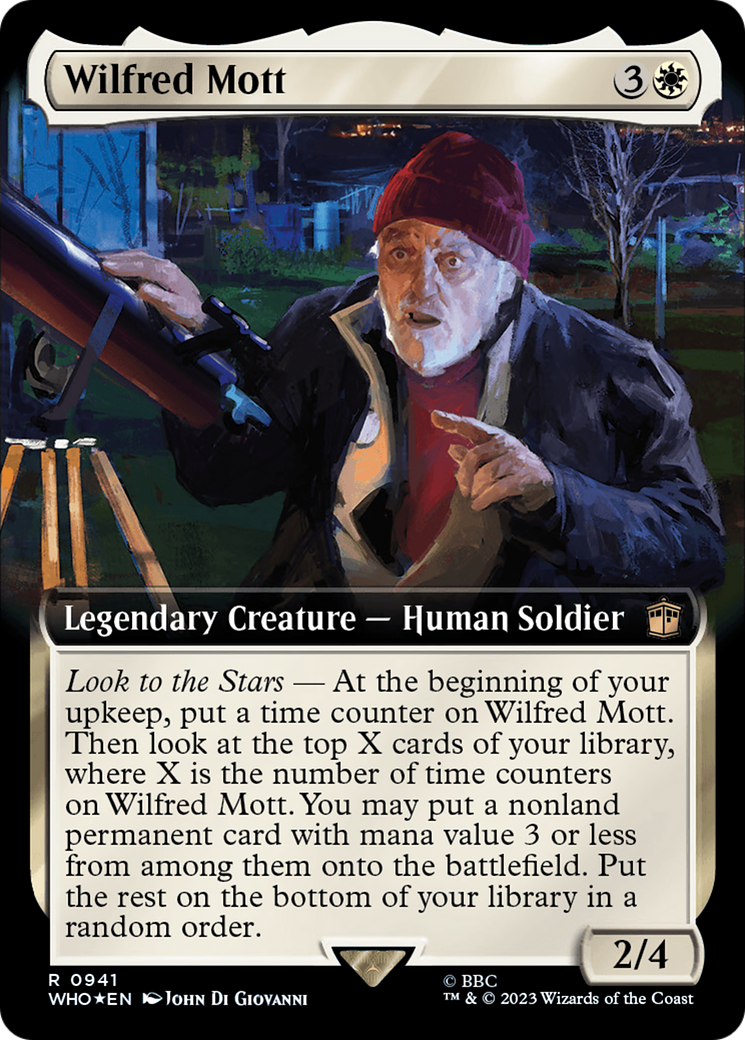 Wilfred Mott (Extended Art) (Surge Foil) [Doctor Who] | Gate City Games LLC