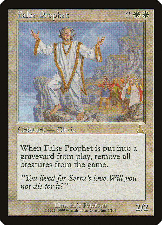 False Prophet [Urza's Destiny] | Gate City Games LLC