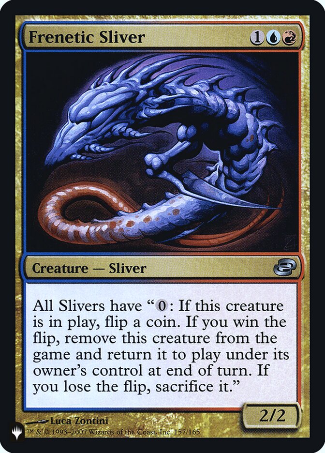 Frenetic Sliver [Secret Lair: Heads I Win, Tails You Lose] | Gate City Games LLC