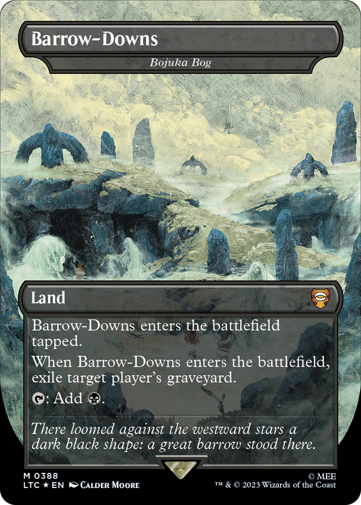 Barrow-Downs - Bojuka Bog (Surge Foil Realms and Relics) [The Lord of the Rings: Tales of Middle-Earth Commander] | Gate City Games LLC