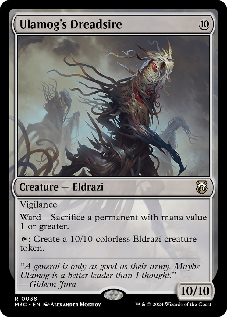 Ulamog's Dreadsire (Ripple Foil) [Modern Horizons 3 Commander] | Gate City Games LLC