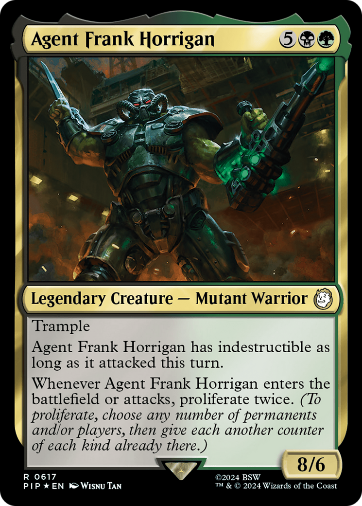 Agent Frank Horrigan (Surge Foil) [Fallout] | Gate City Games LLC