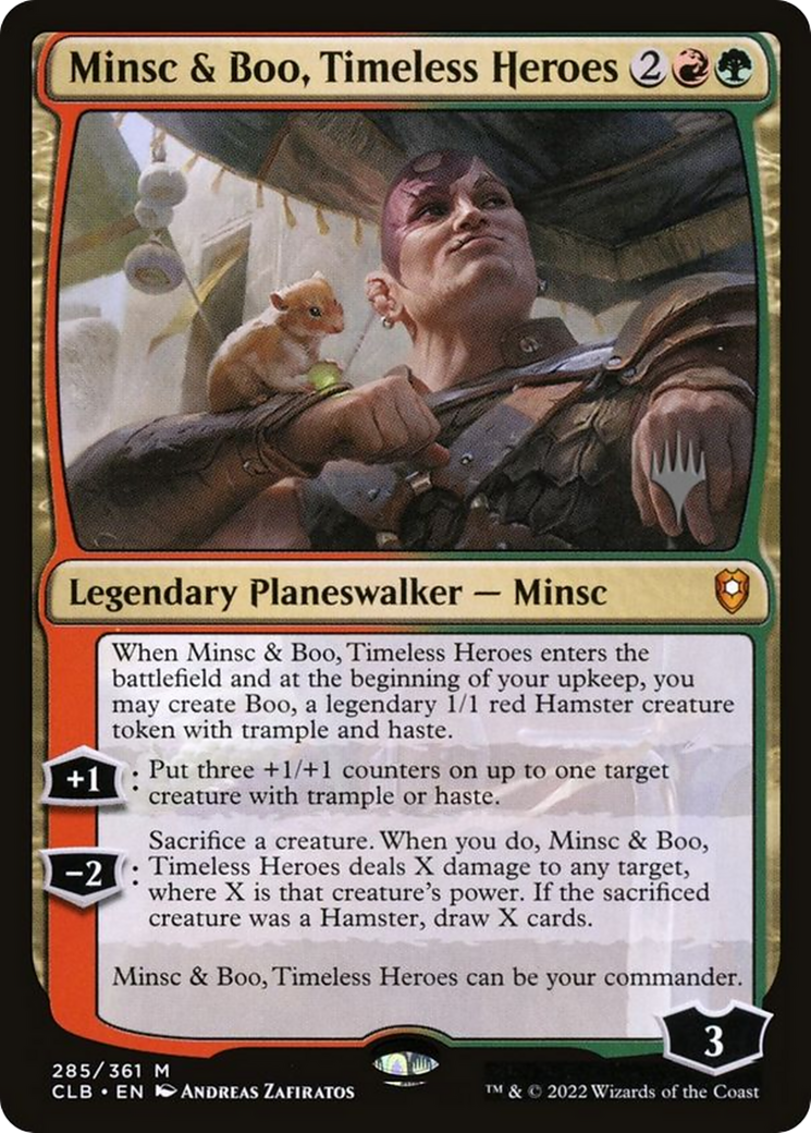 Minsc & Boo, Timeless Heroes (Promo Pack) [The Lost Caverns of Ixalan Promos] | Gate City Games LLC