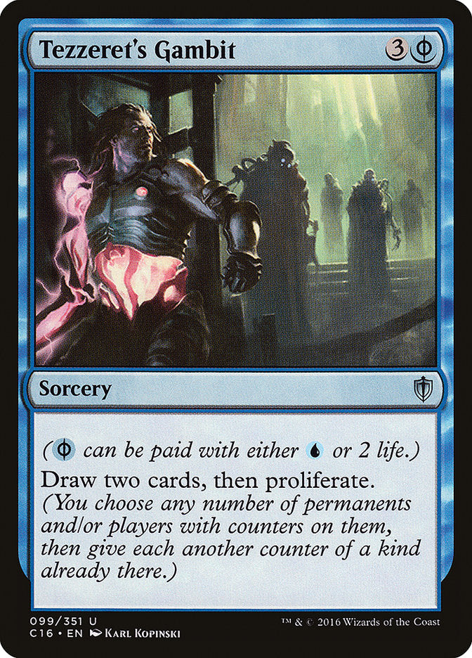 Tezzeret's Gambit [Commander 2016] | Gate City Games LLC