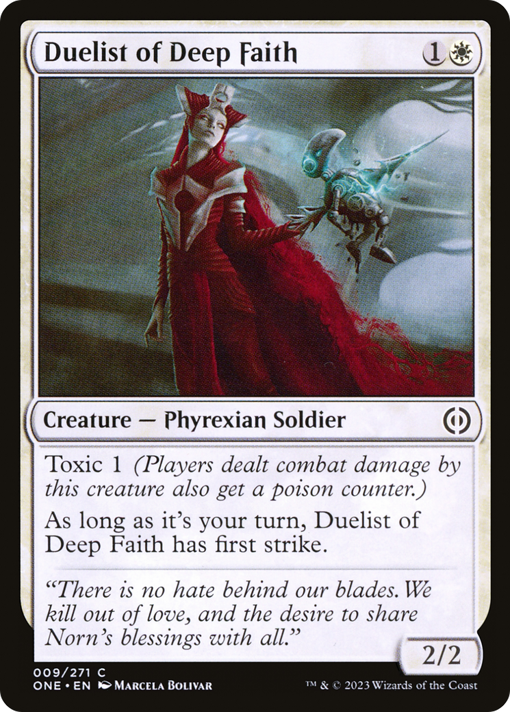 Duelist of Deep Faith [Phyrexia: All Will Be One] | Gate City Games LLC