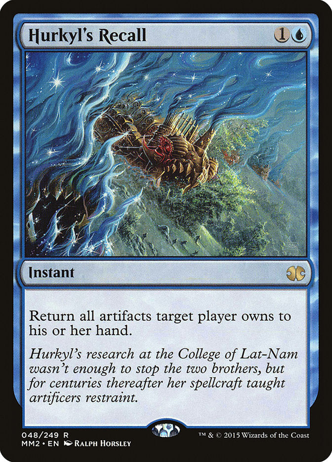 Hurkyl's Recall [Modern Masters 2015] | Gate City Games LLC