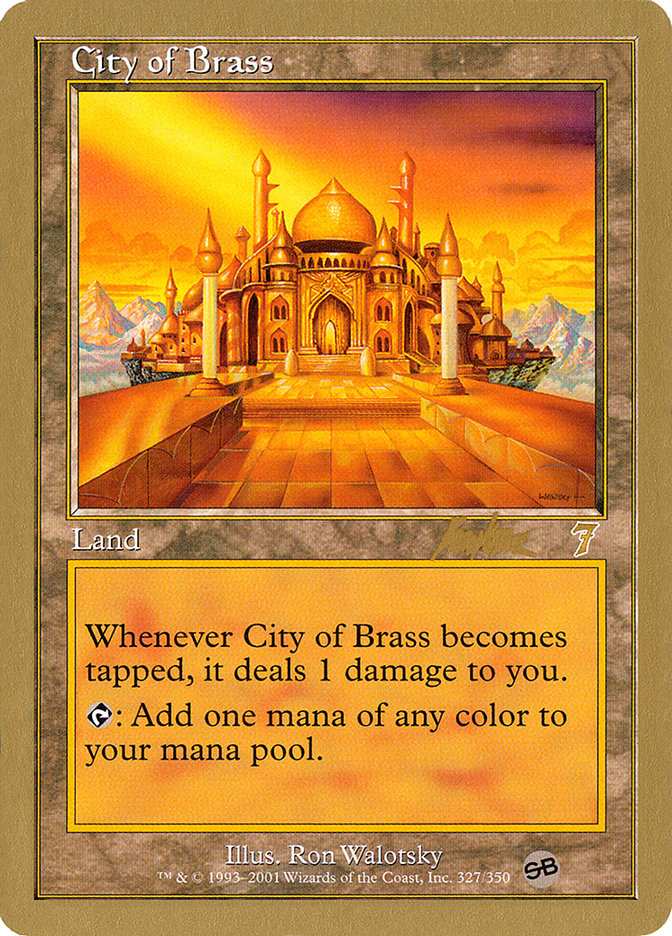 City of Brass (Brian Kibler) (SB) [World Championship Decks 2002] | Gate City Games LLC