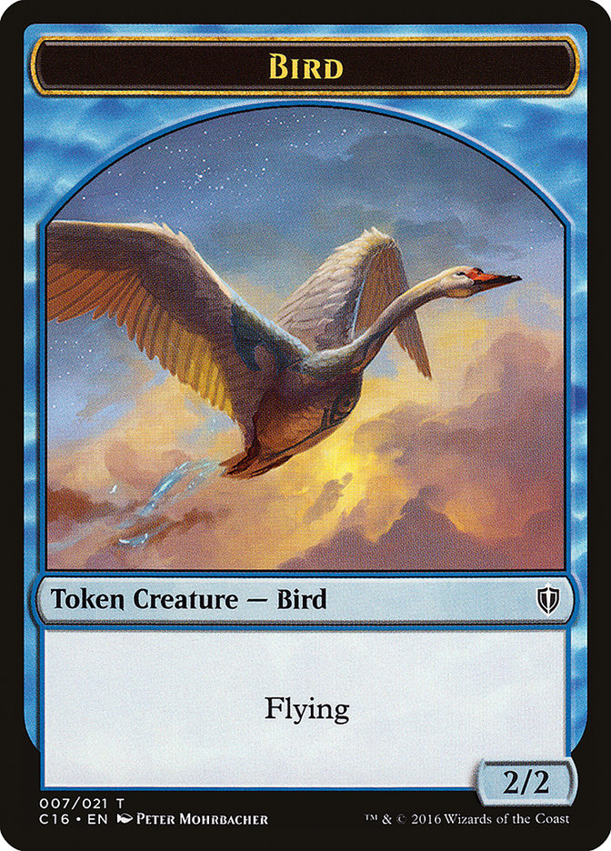 Bird Token (007/021) [Commander 2016 Tokens] | Gate City Games LLC