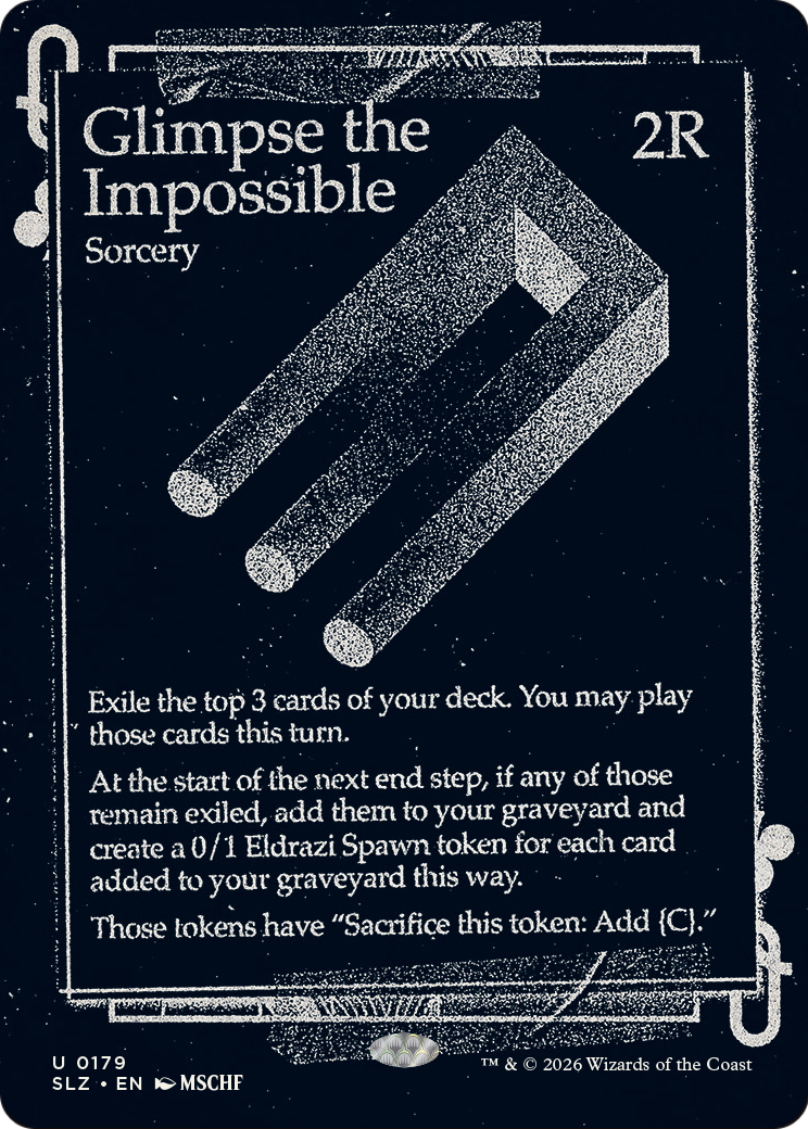 Glimpse the Impossible (0179) [Secret Lair x MSCHF: The Zeta Set] | Gate City Games LLC