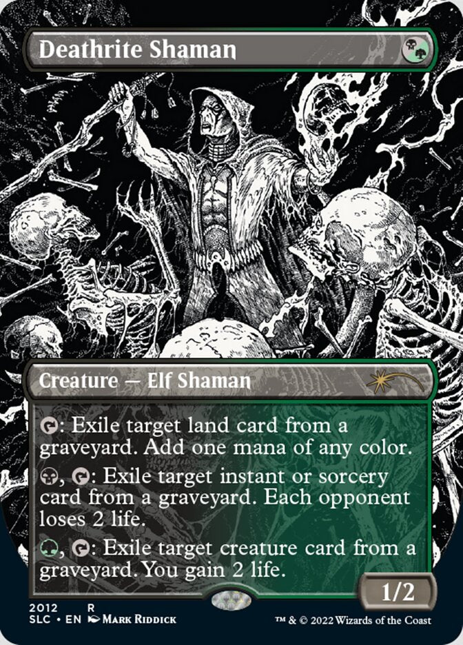 Deathrite Shaman (Borderless) [Secret Lair Countdown Kit] | Gate City Games LLC