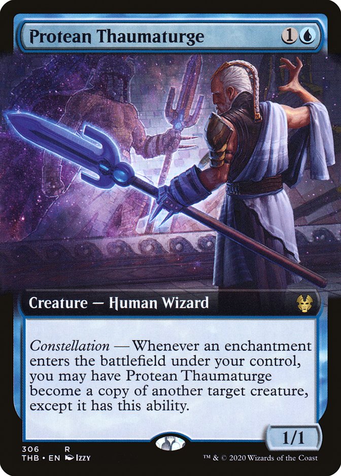 Protean Thaumaturge (Extended Art) [Theros Beyond Death] | Gate City Games LLC