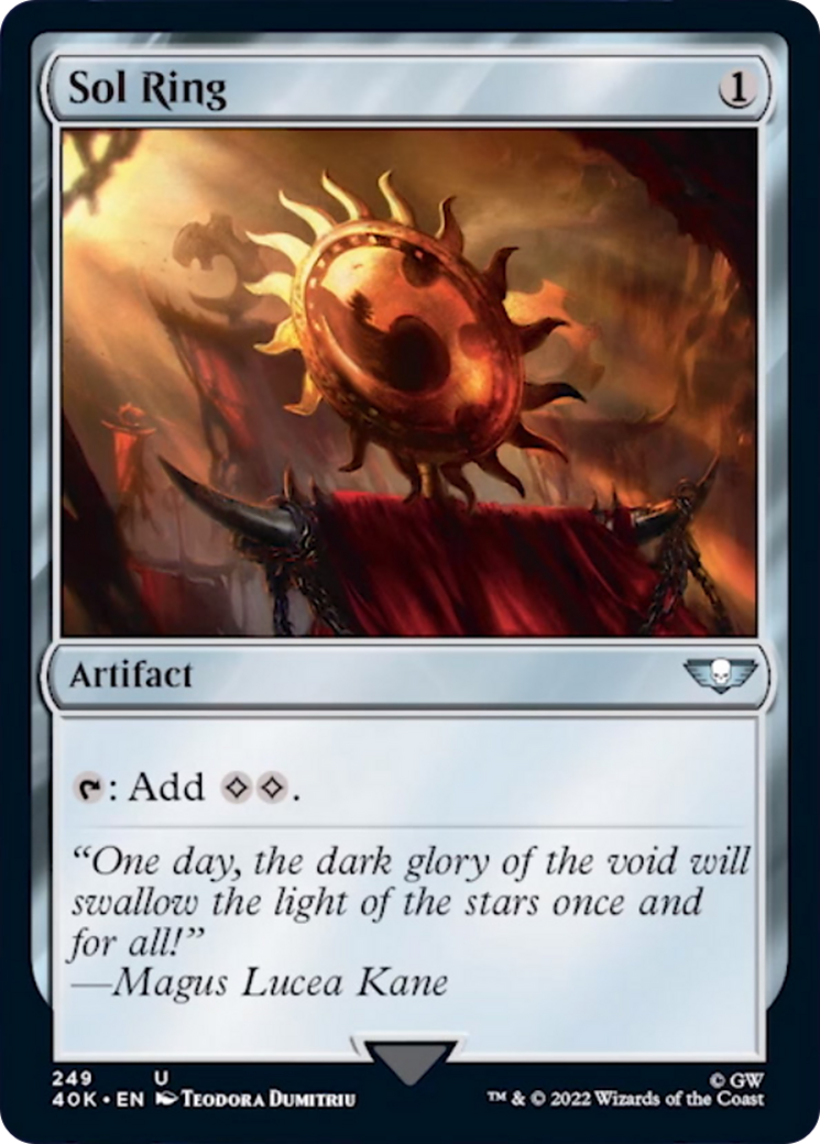 Sol Ring (249) (Surge Foil) [Warhammer 40,000] | Gate City Games LLC