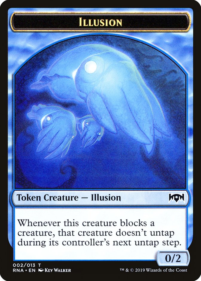 Illusion Token [Ravnica Allegiance Tokens] | Gate City Games LLC
