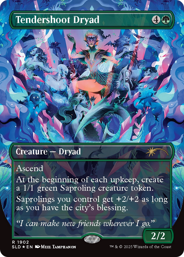 Tendershoot Dryad (Double Rainbow Foil) [Secret Lair Drop Series] | Gate City Games LLC