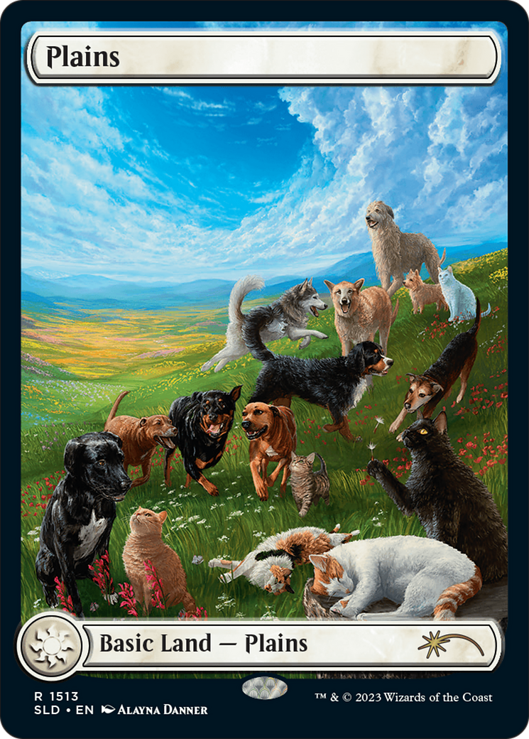 Plains (1513) [Secret Lair Commander Deck: Raining Cats and Dogs] | Gate City Games LLC