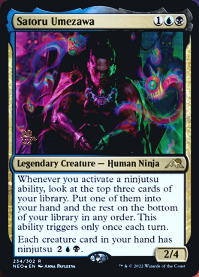 Satoru Umezawa [Kamigawa: Neon Dynasty Prerelease Promos] | Gate City Games LLC
