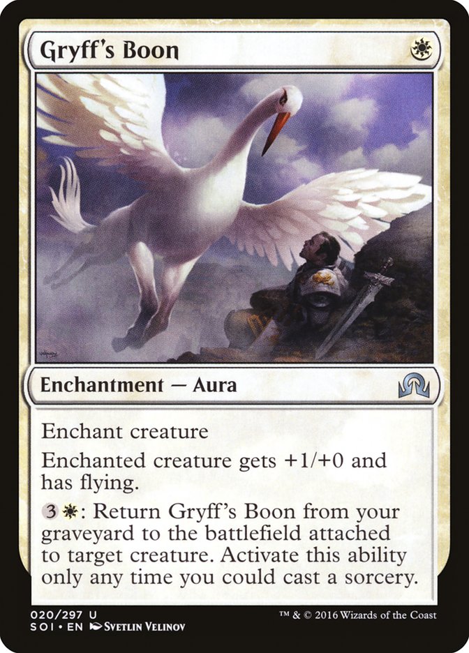 Gryff's Boon [Shadows over Innistrad] | Gate City Games LLC