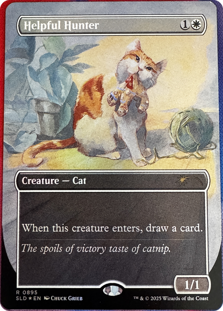 Helpful Hunter (0895) (Rainbow Foil) [Secret Lair Drop Series] | Gate City Games LLC