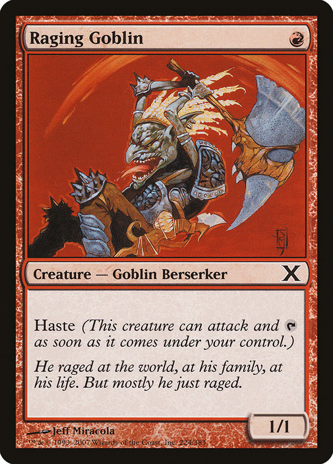 Raging Goblin [Tenth Edition] | Gate City Games LLC