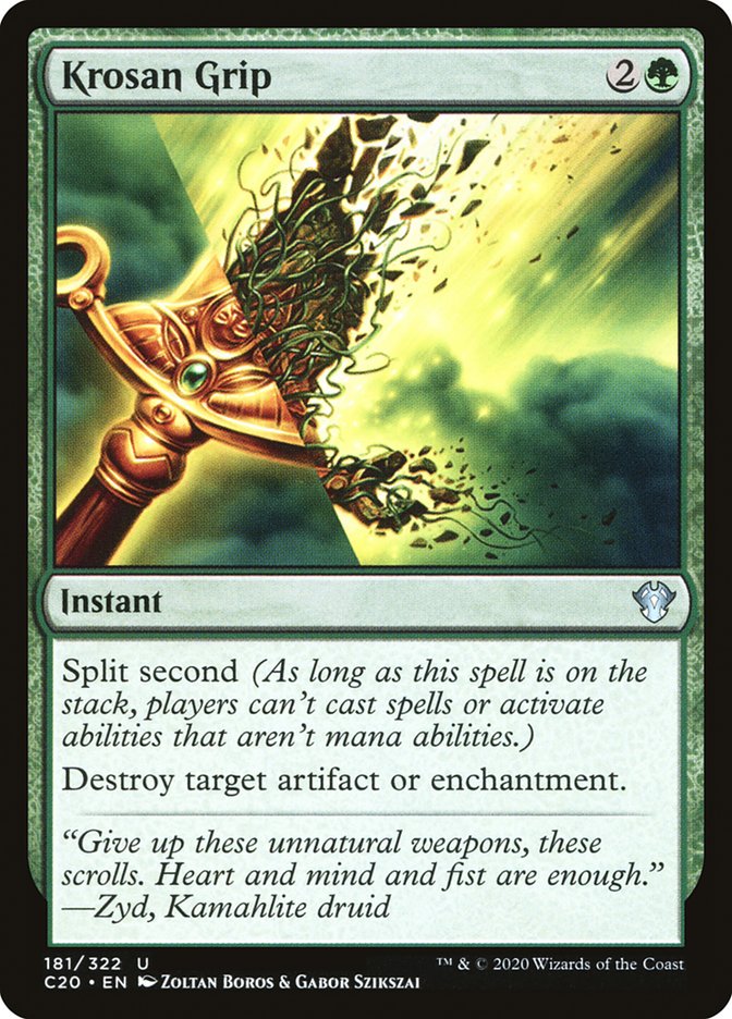 Krosan Grip [Commander 2020] | Gate City Games LLC